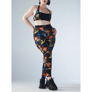 NWT SAVAGE X FENTY Up in Flames Printed Leggings 1X